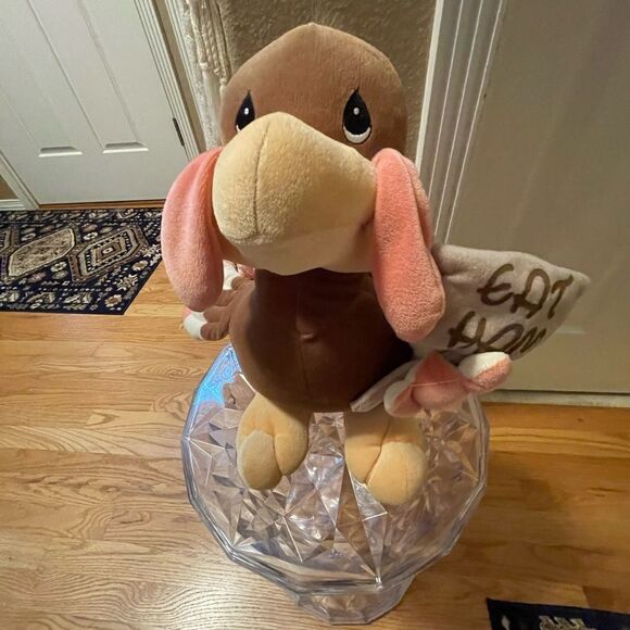 Precious Moments Tender Tails Turkey Plush Eat Ham 1999 - Picture 1 of 16